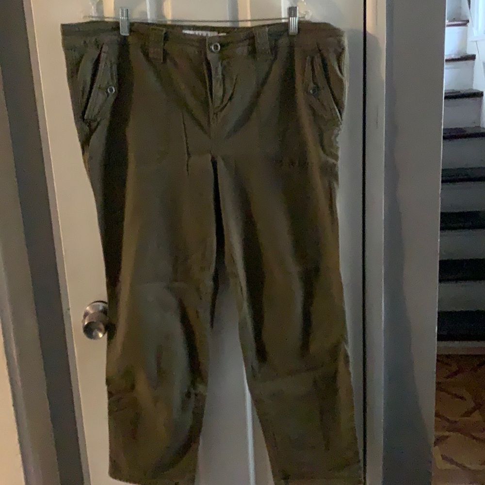 Crop military pant